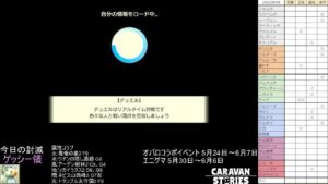 PS4版　キャラバンストーリーズ　日課とエニグマ攻略開始２日目　2022/6/04