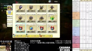 PS4版　キャラバンストーリーズ　日課　2022/11/24