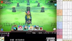 PS4版　キャラバンストーリーズ　日課　2022/12/31