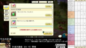PS4版　キャラバンストーリーズ　日課　2023/02/17