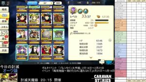 PS4版　キャラバンストーリーズ　日課　2023/02/18