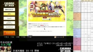 PS4版　キャラバンストーリーズ　日課　2023/03/23