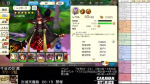 PS4版　キャラバンストーリーズ　日課　2023/04/03