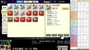 PS4版　キャラバンストーリーズ　日課　2023/04/17