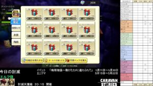 PS4版　キャラバンストーリーズ　日課　2023/05/17
