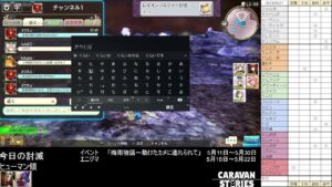 PS4版　キャラバンストーリーズ　日課　2023/05/21