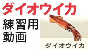 【キャラスト】　ダイオウイカを釣る練習用動画　これであなたも釣りマスター！！　　キャラバンストーリーズ　　CARAVAN STORIES 　釣り