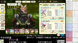 PS4版　キャラバンストーリーズ　日課　2024/4/4